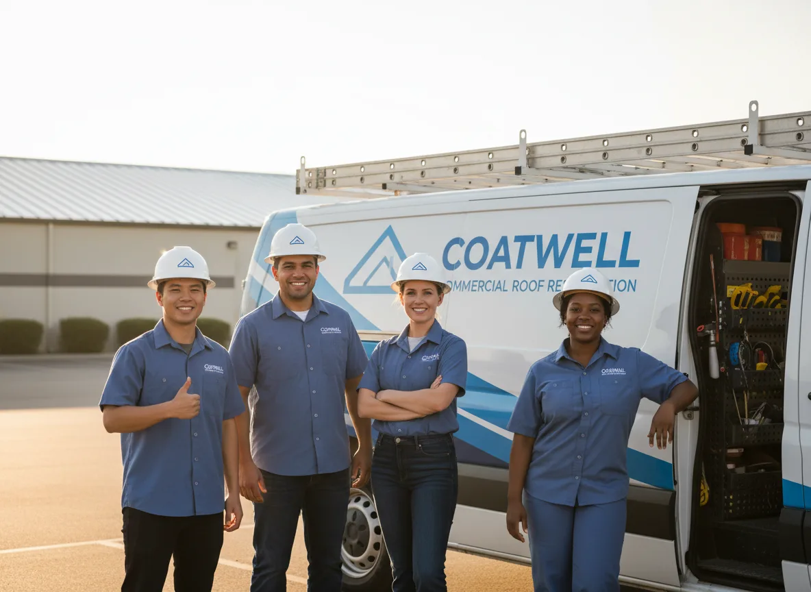 Commercial roof coating company in Brookside, NJ